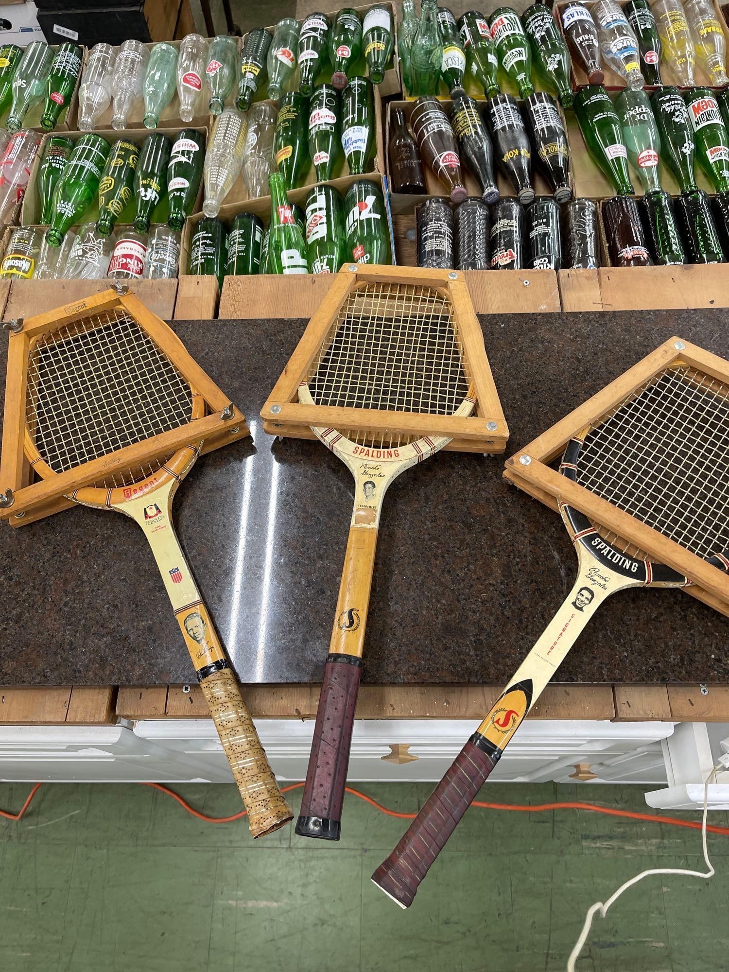 3 Tennis Rackets Spaulding and Regent: 3 Tennis Rackets Spaulding and Regent 