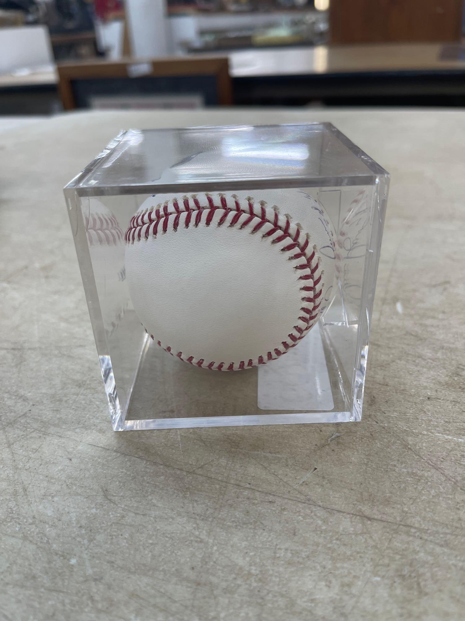 Nolan Ryan Autographed Baseball 7 No Hitters - 2