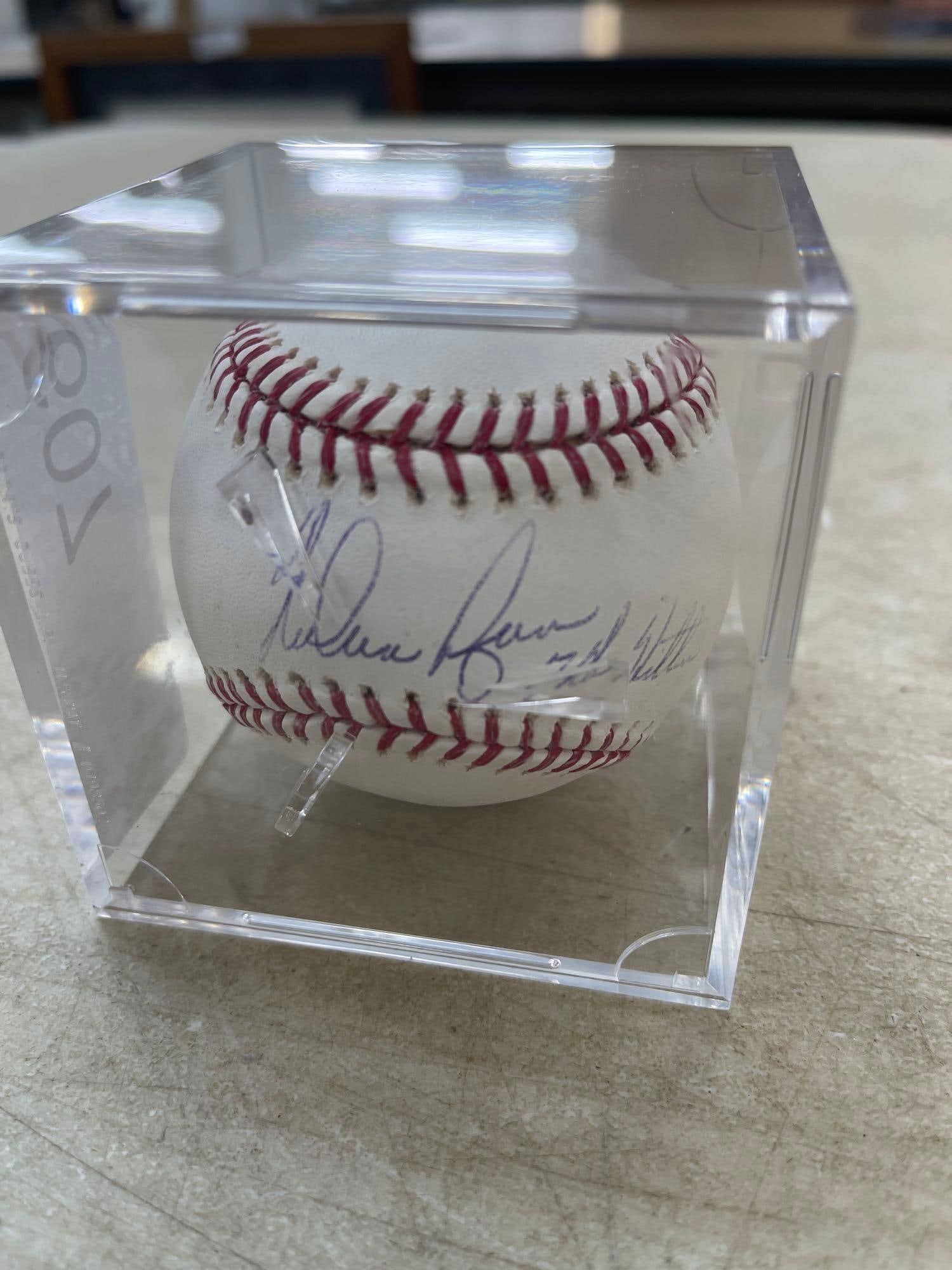 Nolan Ryan Autographed Baseball 7 No Hitters - 3