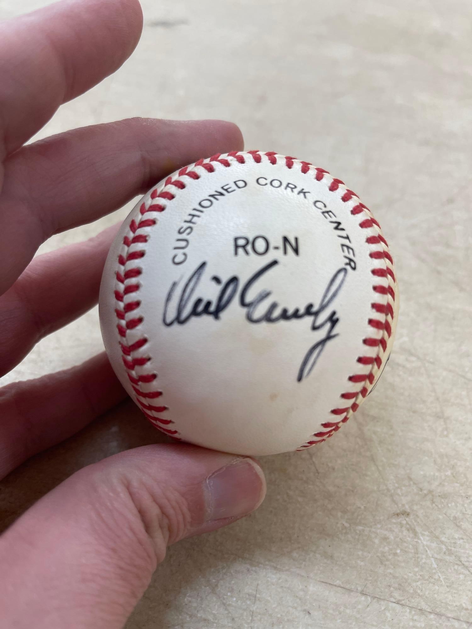 Tom Browning Autographed Baseball + 3 Others - 3