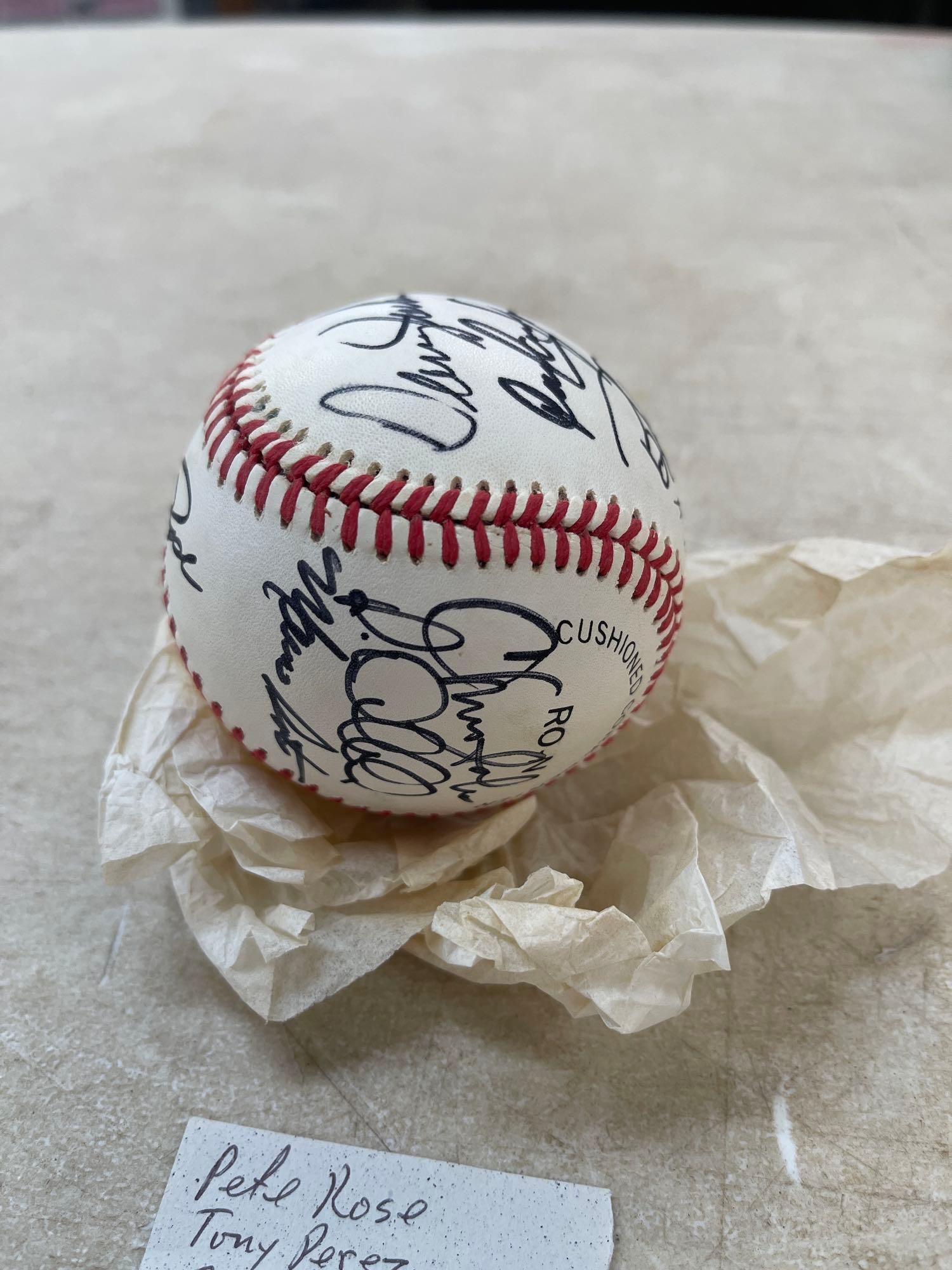 1988 Team Ball Cincinnati Reds Autographed - 3