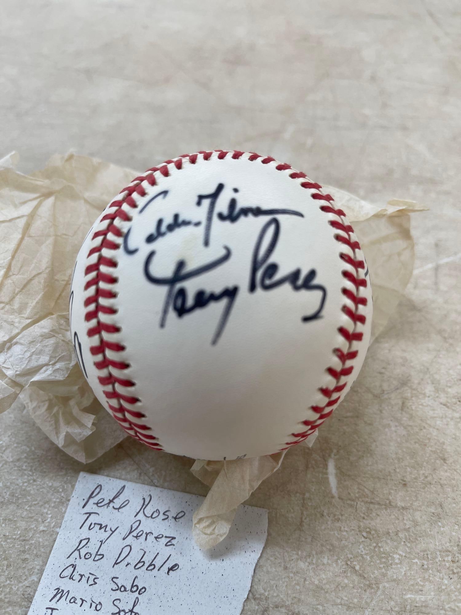 1988 Team Ball Cincinnati Reds Autographed - 6