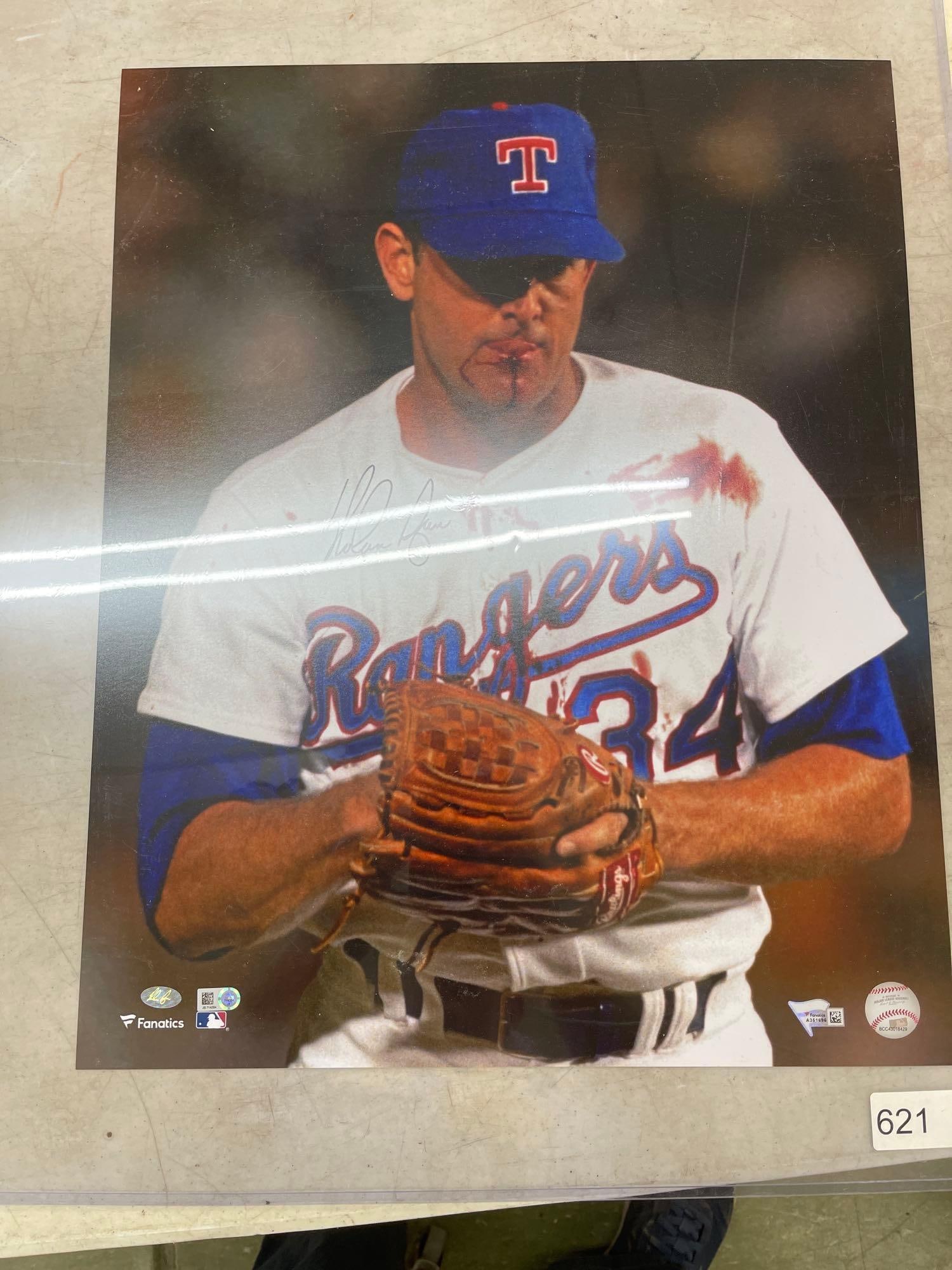 Nolan Ryan Autographed Poster: As Pictured