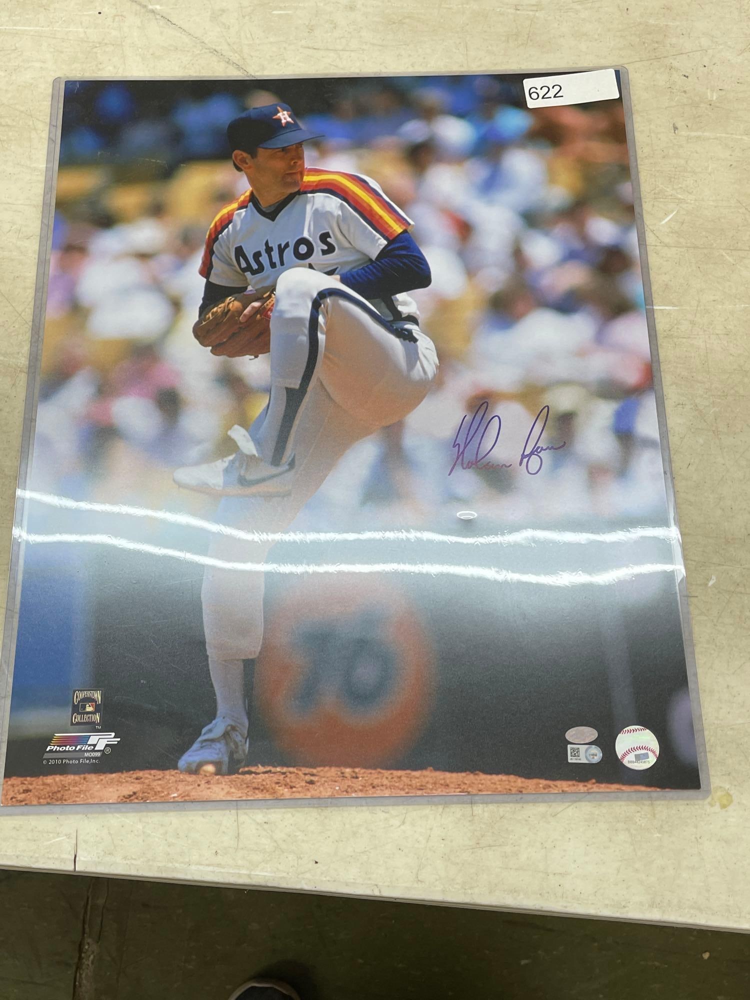 Nolan Ryan Autographed Poster: As Pictured 