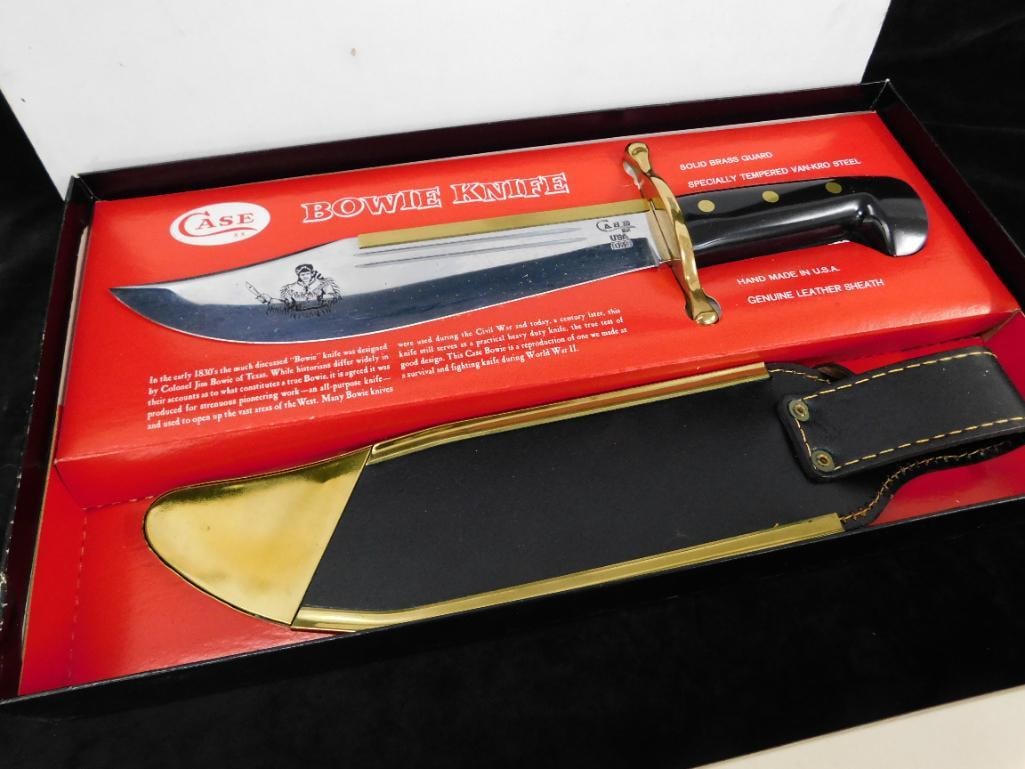 Case XX - Bowie Knife with Sheath - Model # 1833 - Original B0x - Like New - 14.25" Long - 13