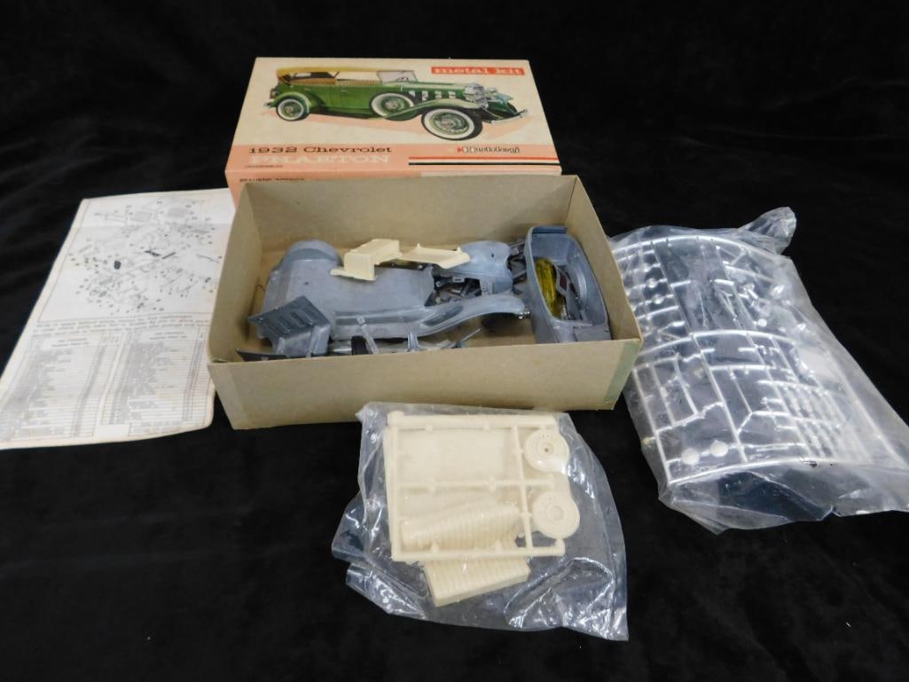 Vintage Hubley Metal Model Kit - 1932 Chevrolet Phaeton - 12