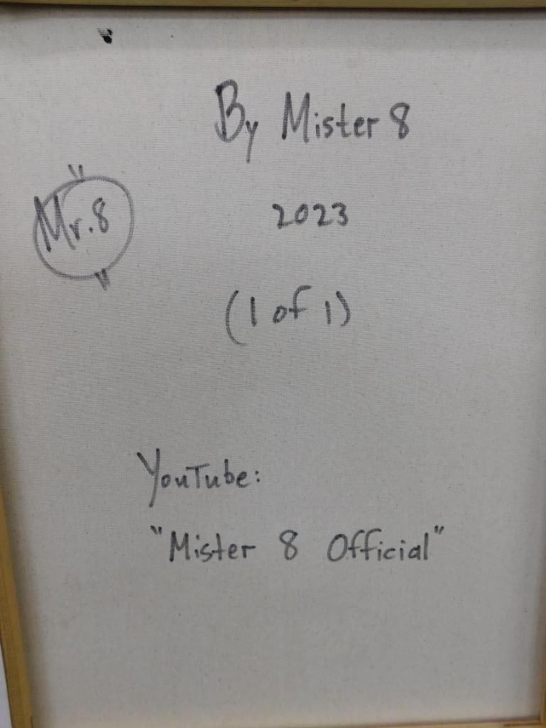 2023 Southern Folk Art - Mr. 8 - Native American - Oil On Canvas - 20" x 16" - 6