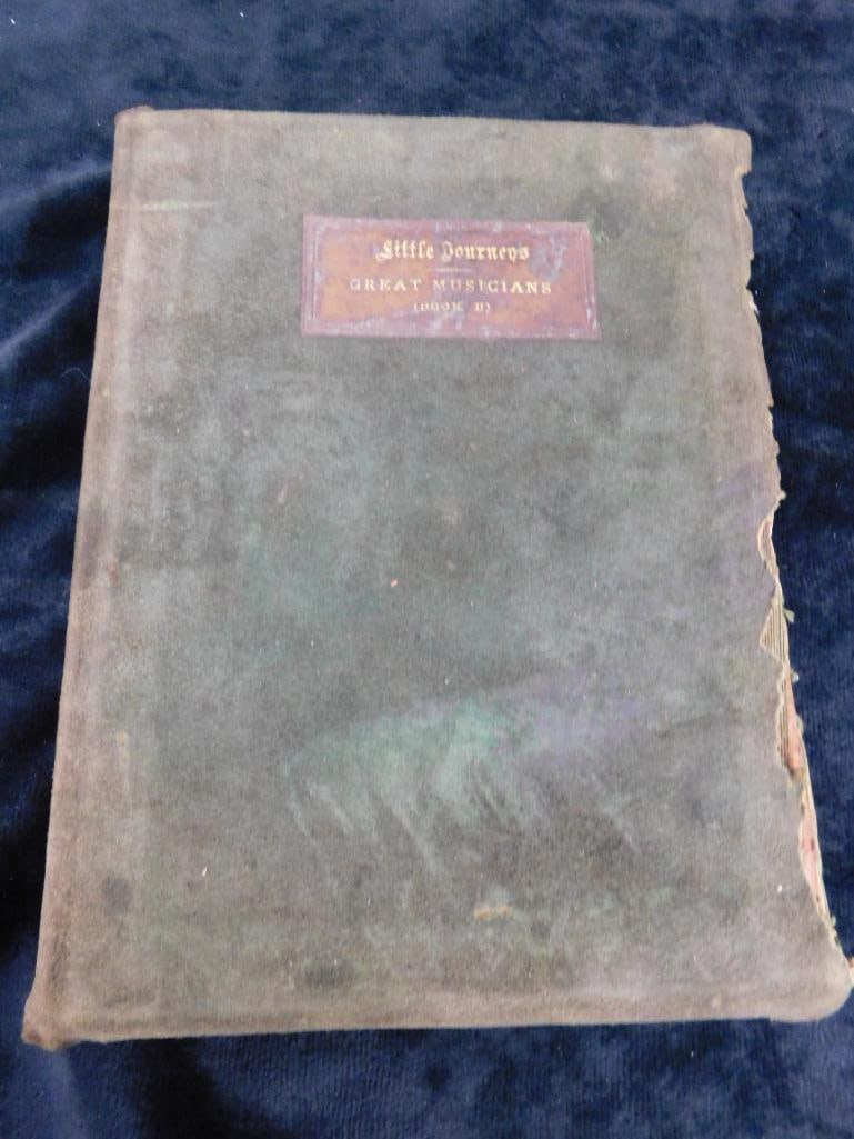 Vintage 1901 Roycrofters - Elbert Hubbard - "Little Journeys - Great Musicians" Vol. 9: As Is Condition - See Photos For Condition and Details 