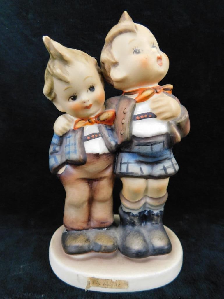 Group of 4 Hummels - "Max and Moritz" - "Little Fiddler" - "Boy With Toothache" - 16