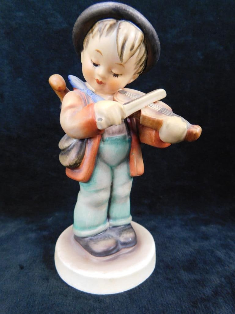 Group of 4 Hummels - "Max and Moritz" - "Little Fiddler" - "Boy With Toothache" - 17