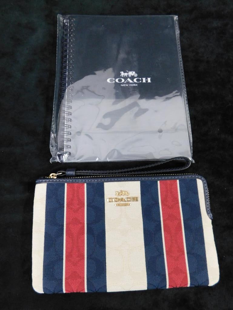 Coach - Journal Book - Red White and Blue Clutch Purse - 8