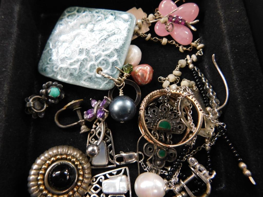 Sterling Silver - Scrap - 51.87 Grams TW: See Photos For Condition and Details