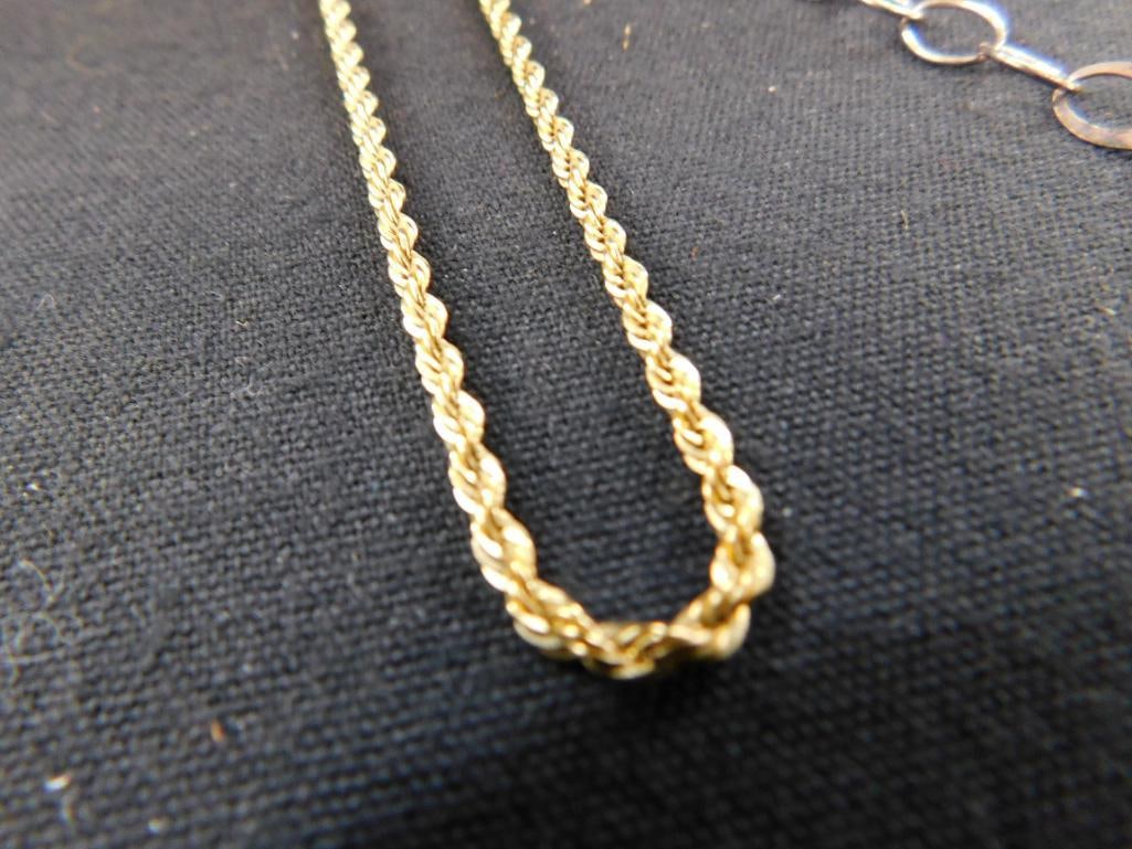 Sterling Silver - 2 Necklaces - 1-20" - 1-32" - 27.63 Grams - 5