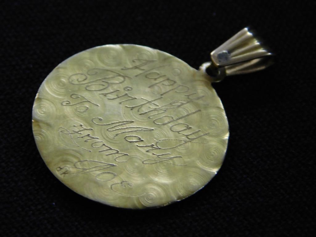 18K Yellow Gold - Pendant - 2.81 Grams - 2