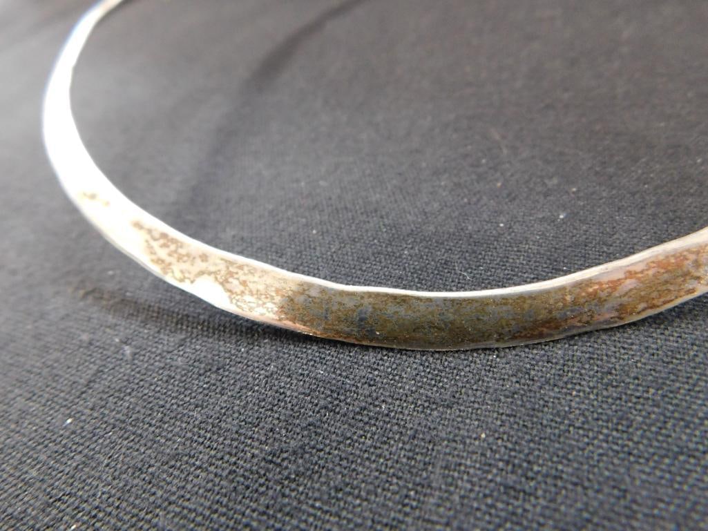 Sterling Silver - Choker Necklace - 27 Grams - 2