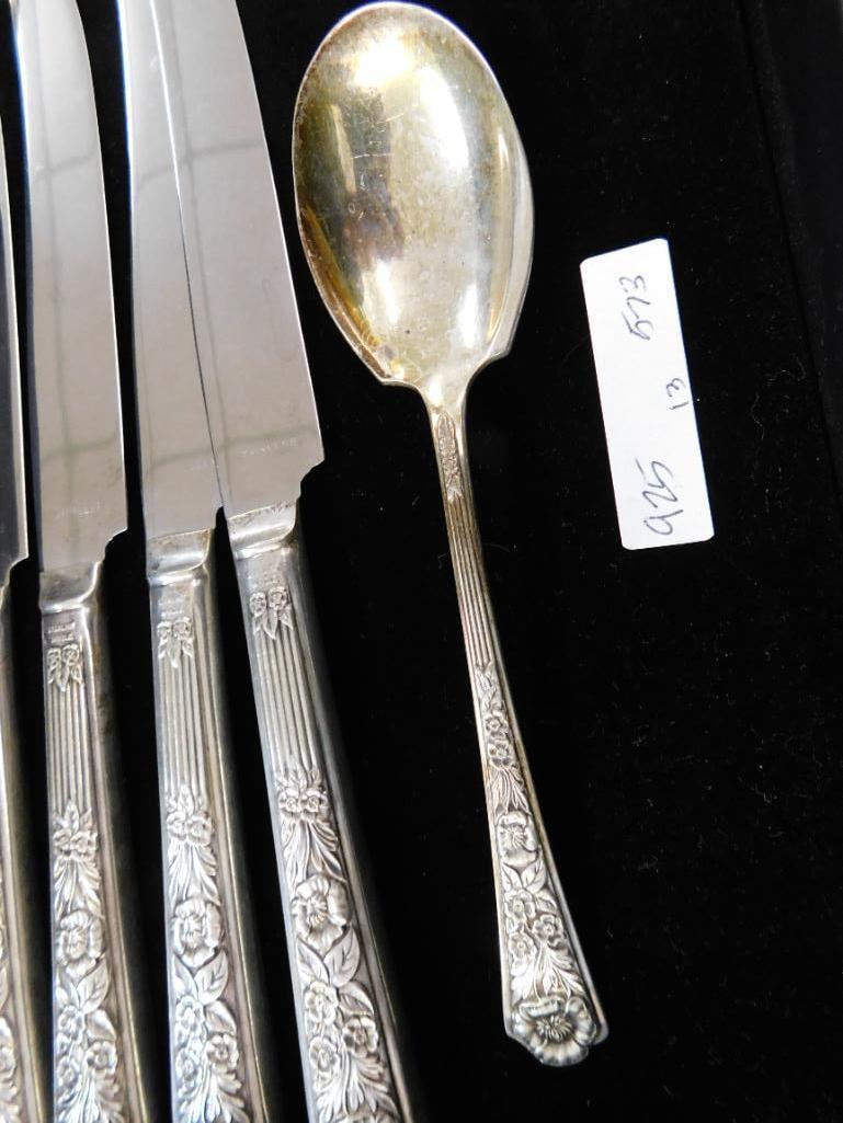 Sterling Silver - Flatware - Century - Royal Rose - 573 Grams Plus 6 Weighted Pieces - 3
