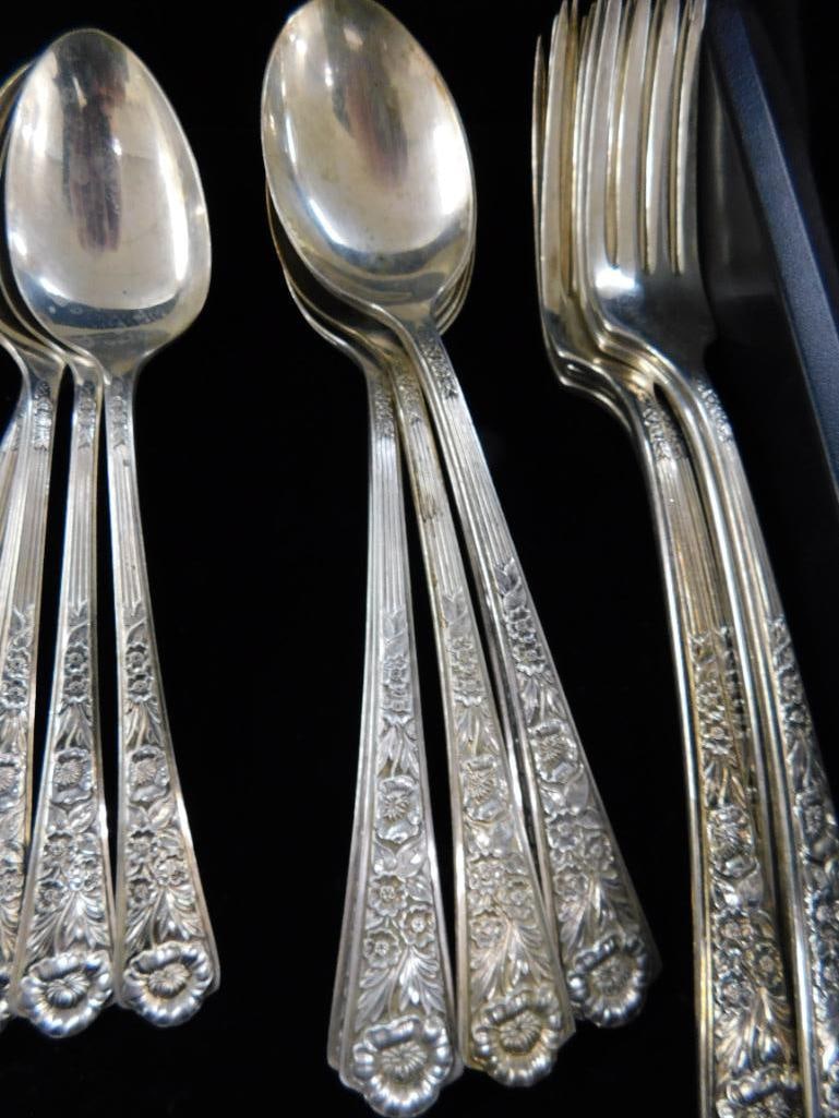 Sterling Silver - Flatware - Century - Royal Rose - 573 Grams Plus 6 Weighted Pieces - 5
