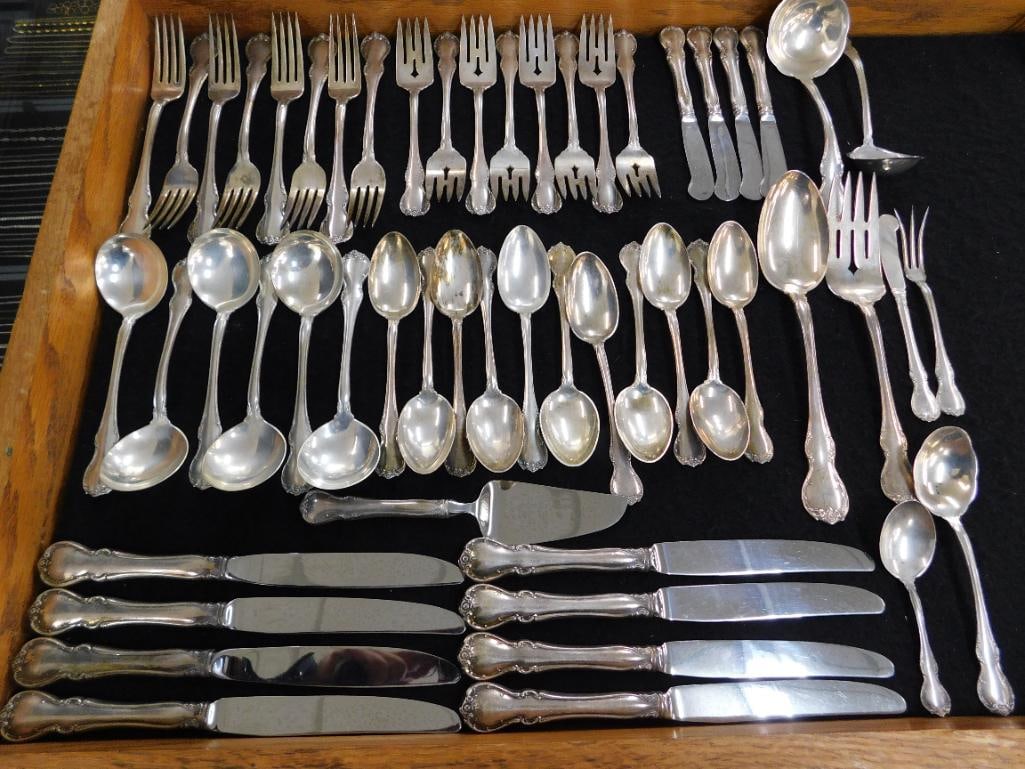 Sterling Silver - Flatware Set - Towle - French Provincial - 1575 Grams Plus Weighted (1 of 15)