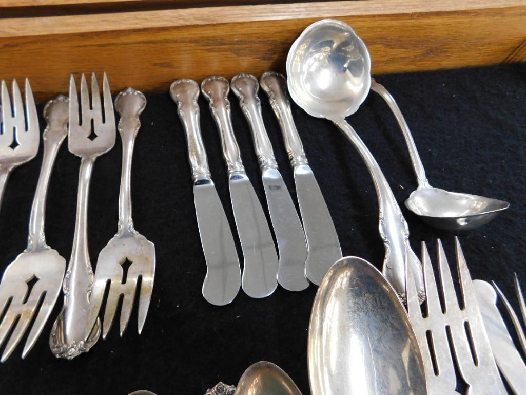 Sterling Silver - Flatware Set - Towle - French Provincial - 1575 Grams Plus Weighted - 5