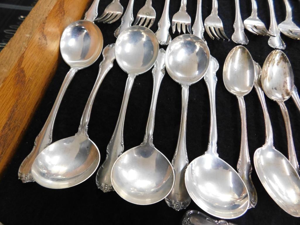 Sterling Silver - Flatware Set - Towle - French Provincial - 1575 Grams Plus Weighted - 6