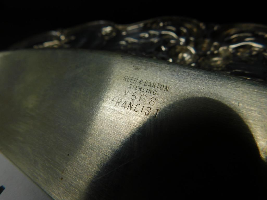 Sterling Silver - Ornate Bowl - Reed and Barton - 1.5" x 11.75" x 7.5" - 447 Grams - 7