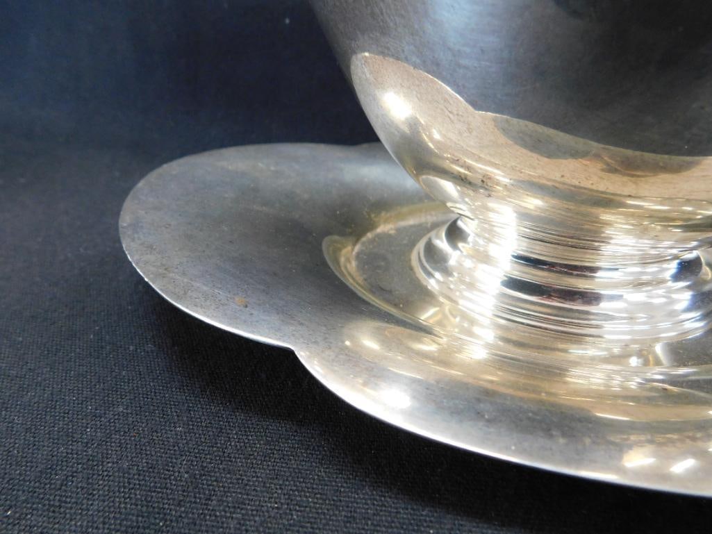 Sterling Silver - Gravy Boat - Gorham - 327 Grams - 3