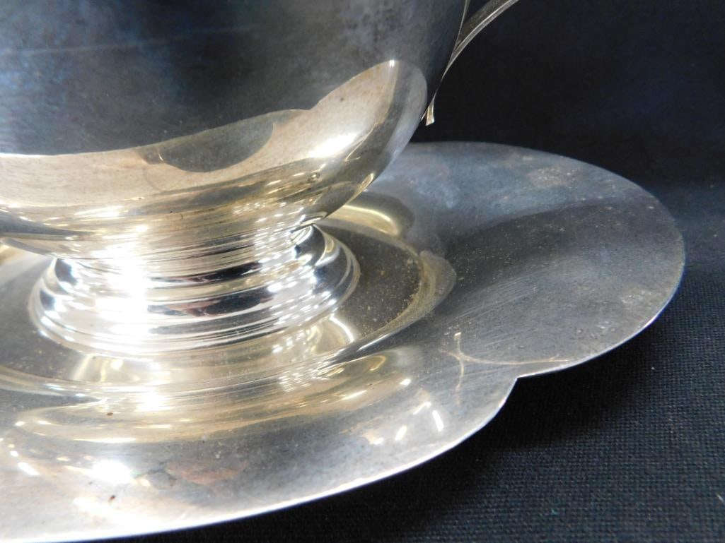 Sterling Silver - Gravy Boat - Gorham - 327 Grams - 4