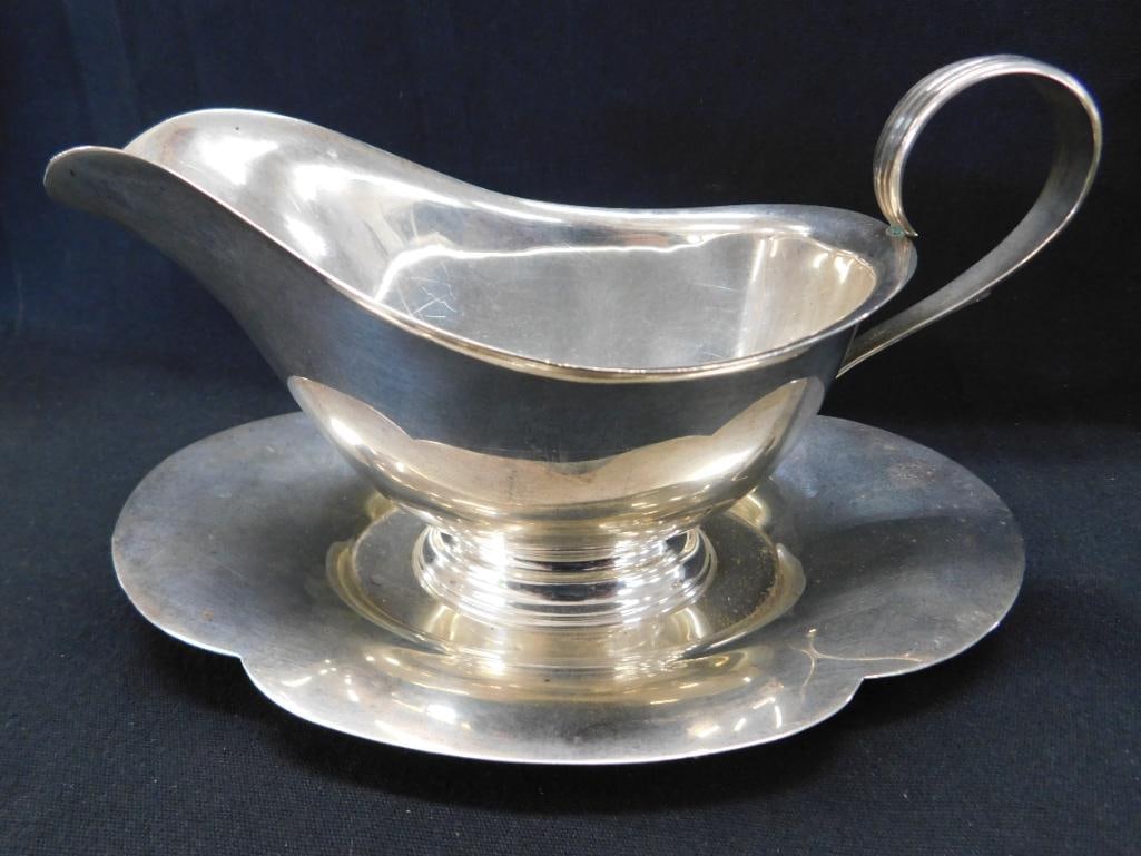 Sterling Silver - Gravy Boat - Gorham - 327 Grams - 8