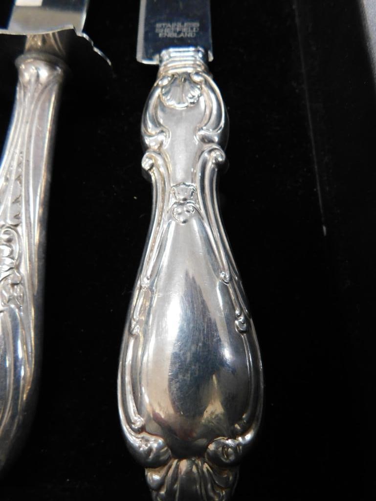 Sterling Silver - Group of 4 Weighted Serving Pieces - 6