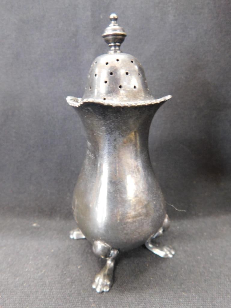 Sterling Silver - Salt and Pepper Shakers - English - 126 Grams - 3