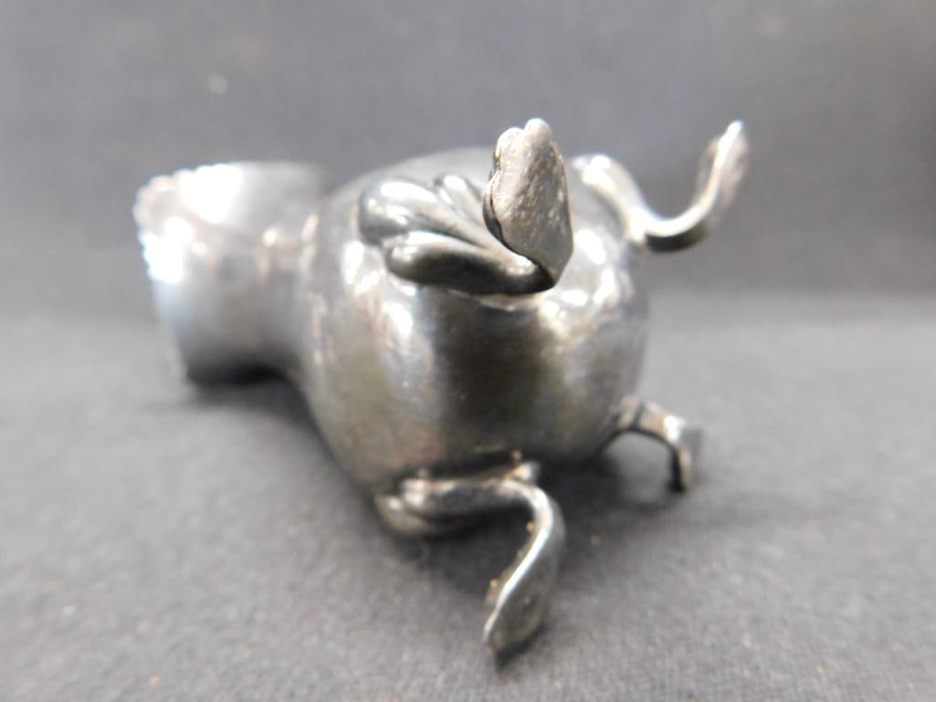 Sterling Silver - Salt and Pepper Shakers - English - 126 Grams - 6