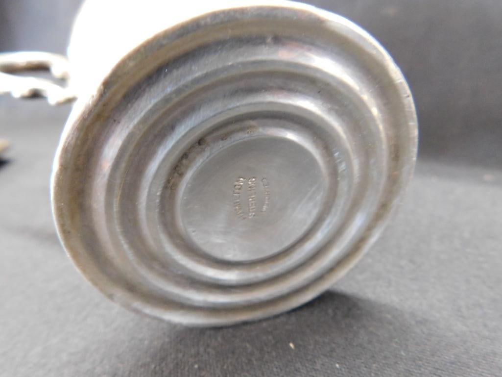 Sterling Silver - Weighted Sugar - Mirror - Brush - Spice Grinder - 12