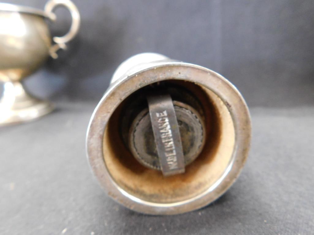 Sterling Silver - Weighted Sugar - Mirror - Brush - Spice Grinder - 15