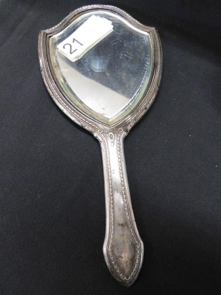 Sterling Silver - Weighted Sugar - Mirror - Brush - Spice Grinder - 5