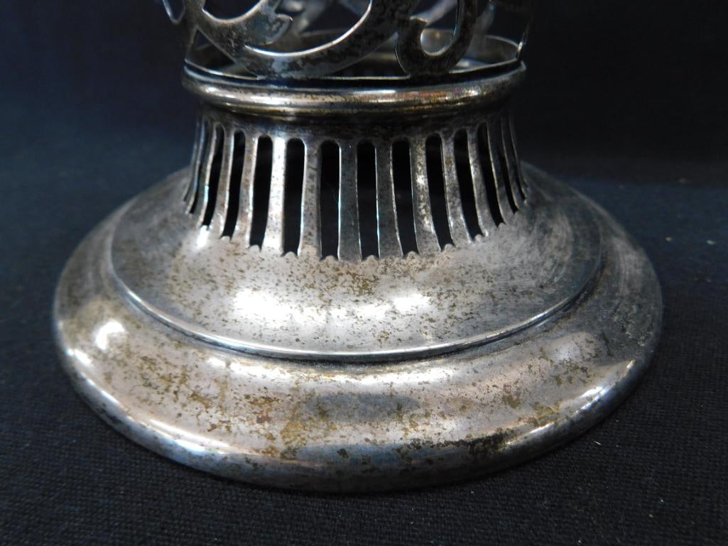 Sterling Silver - Vase Base - No Vase - 5.5" x 5" - 139 Grams - 2