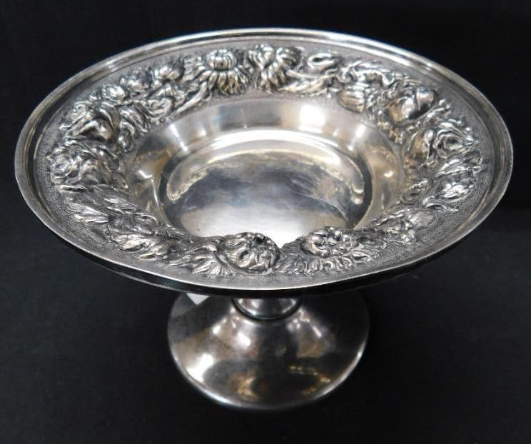 Sterling Silver - Steiff - Compote - 151 Grams: See Photos For Condition and Details 