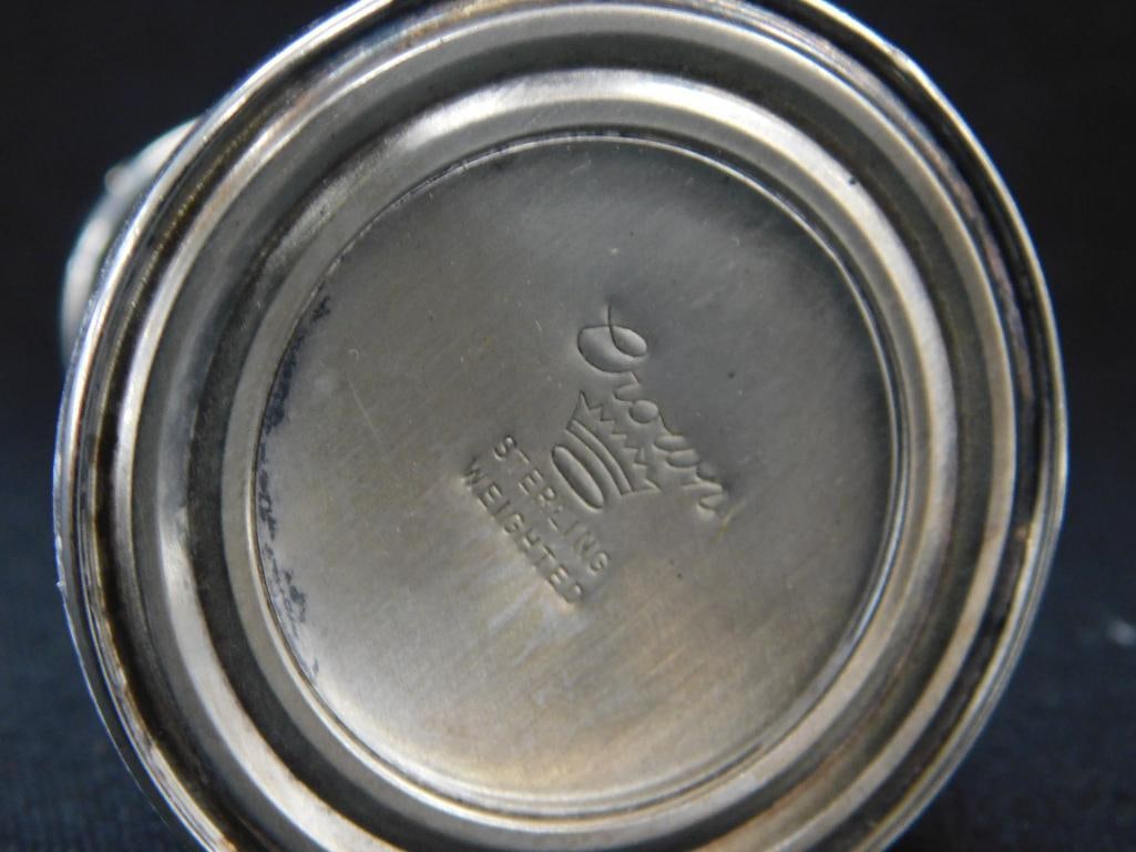 Sterling Silver - Set of 4 Weighted Salt and Pepper Shakers - 6