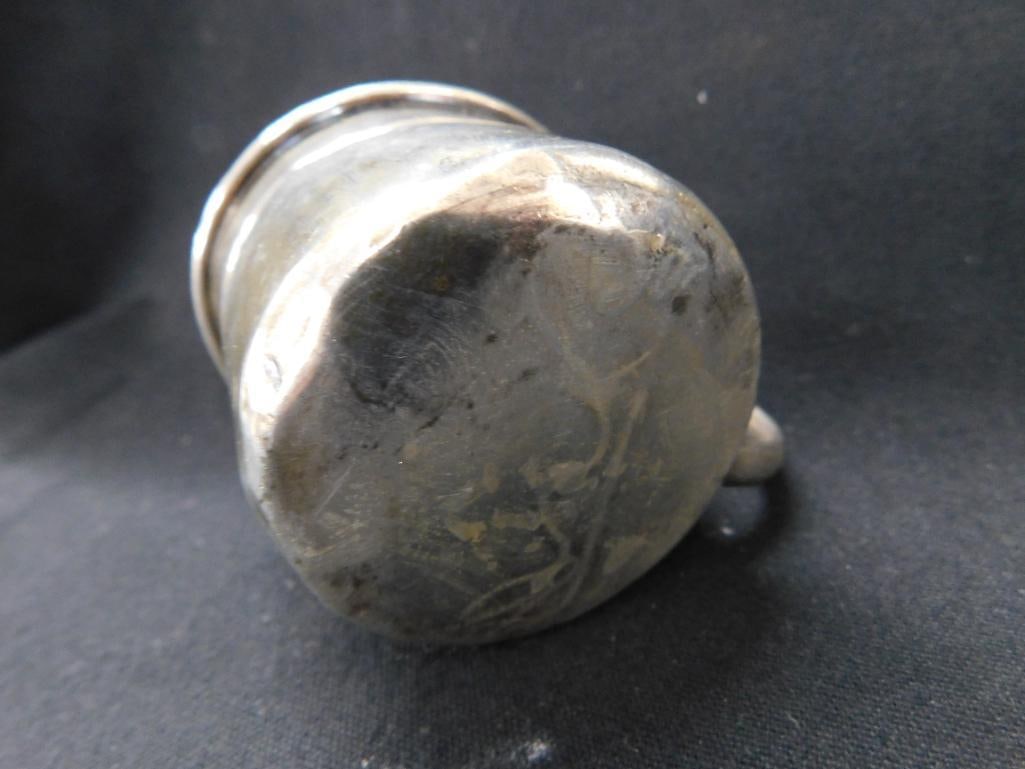 Sterling Silver - Childs Cup 32 Grams - Clothes Brush 32 Grams TW - 4