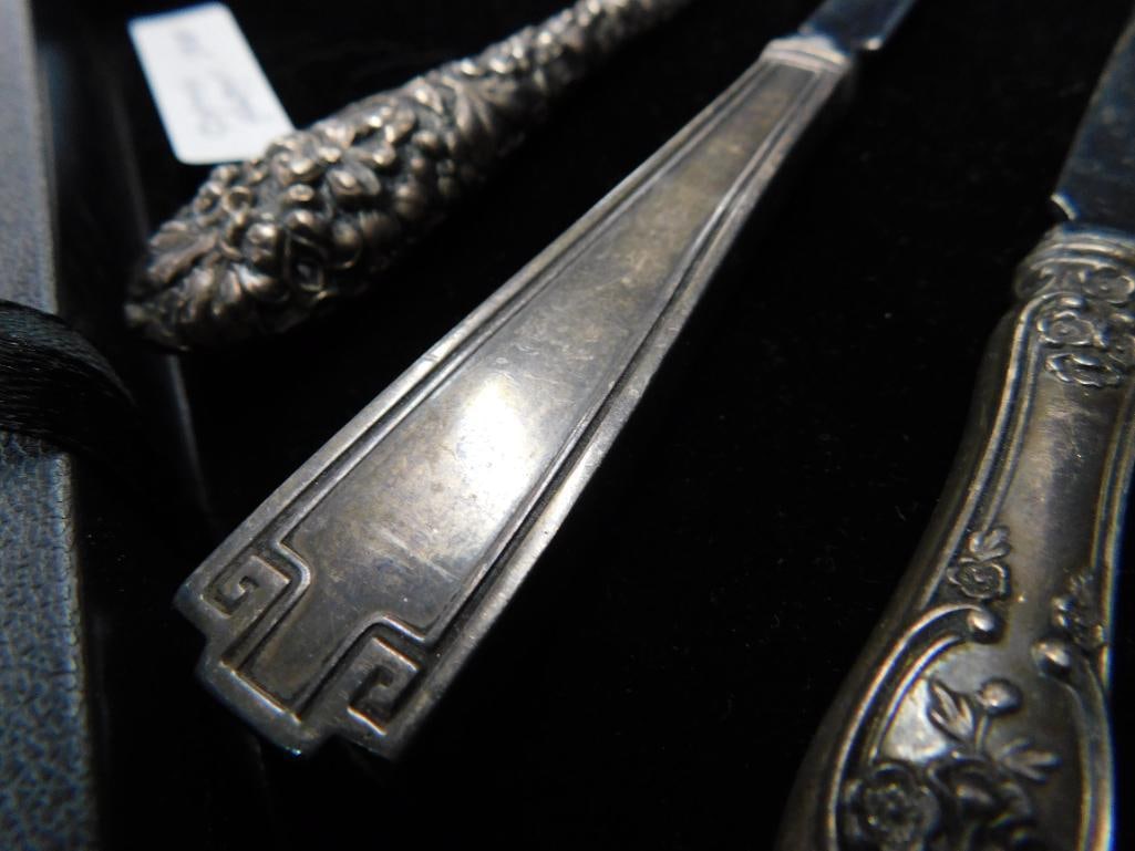 Sterling Silver - Group of 4 Weighted Letter Openers - 4