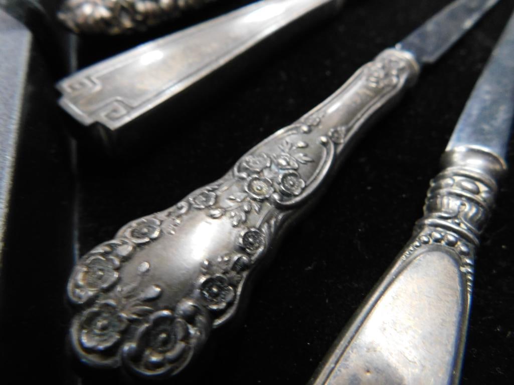 Sterling Silver - Group of 4 Weighted Letter Openers - 5
