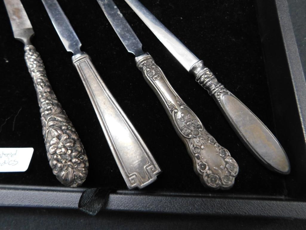 Sterling Silver - Group of 4 Weighted Letter Openers - 7