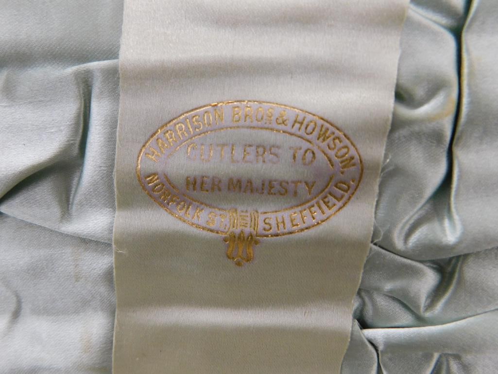 Sterling Silver Bands - Set of 12 Faux MOP Dinner Knives - Original Box - 3