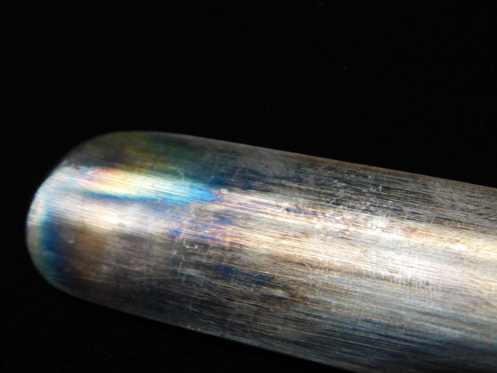 Sterling Silver Bands - Set of 12 Faux MOP Dinner Knives - Original Box - 9