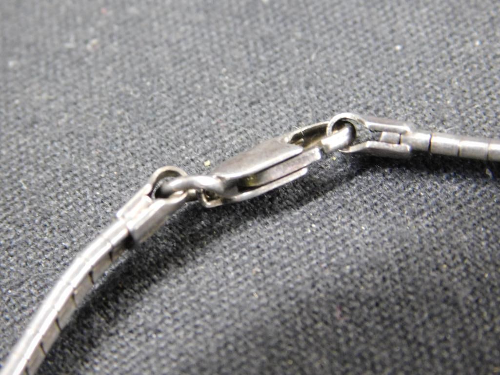 Sterling Silver - 3 Necklaces - 15"-15"-19" - 30.1 Grams - 6