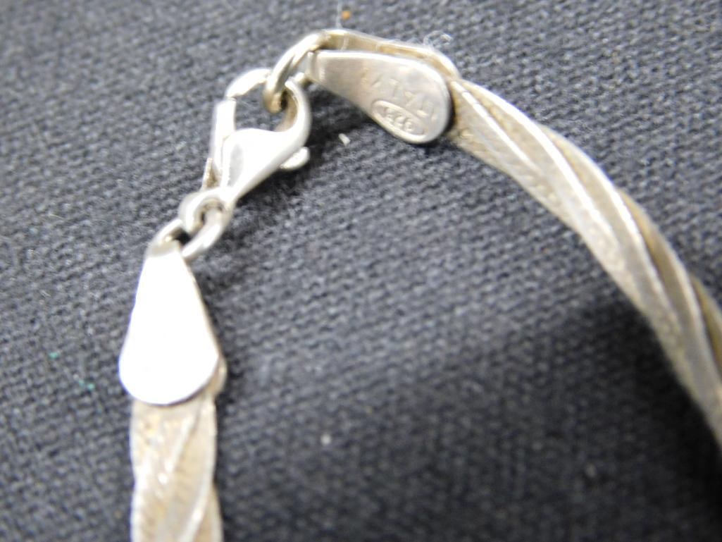 Sterling Silver - 3 Necklaces - 15"-15"-19" - 30.1 Grams - 7