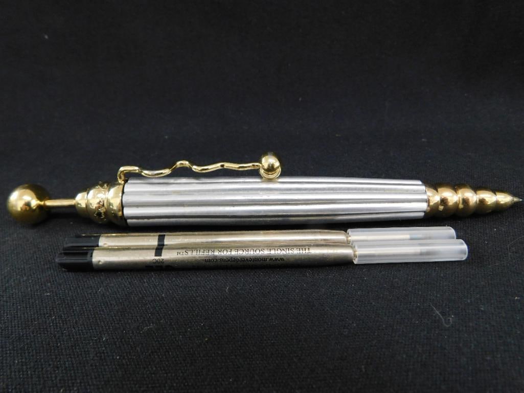 Jean Pierre Lepine - "Zig Zag" Ball Point Pen - 2 Refills - 7