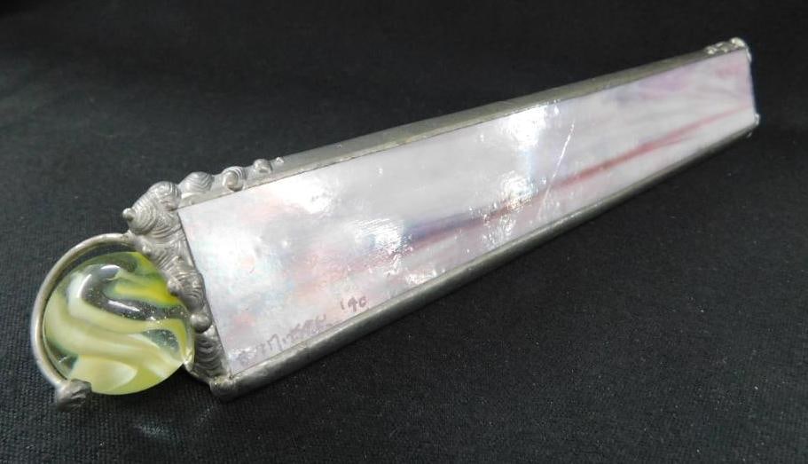 Studio Artist Made Kaleidoscope - 1996 Signed - 1.25" x 9"x 1.25": See Photos For Condition and Details 