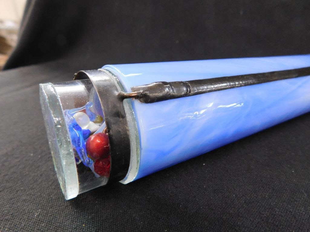 Studio Artist Made Kaleidoscope - 2010 Signed - 2" x 7.75" - 3