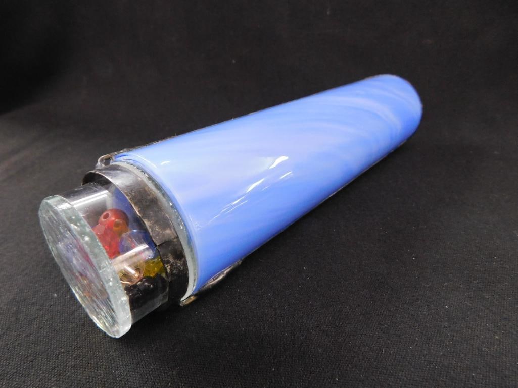 Studio Artist Made Kaleidoscope - 2010 Signed - 2" x 7.75" - 8