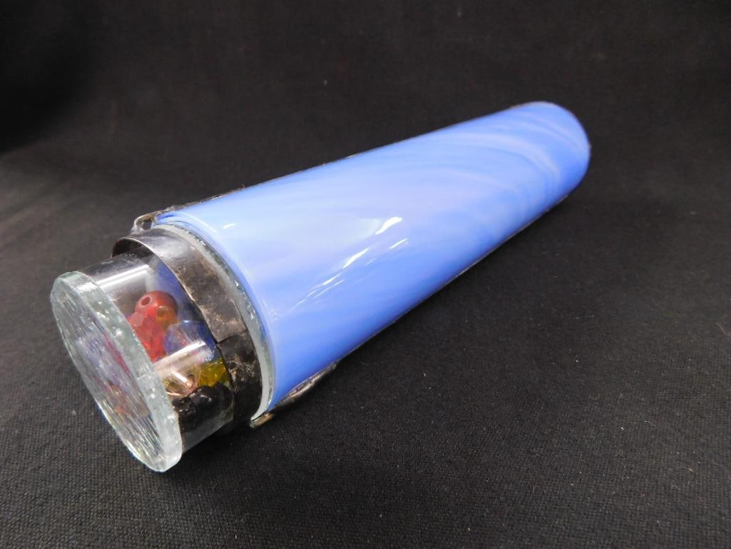 Studio Artist Made Kaleidoscope - 2010 Signed - 2" x 7.75" - 9